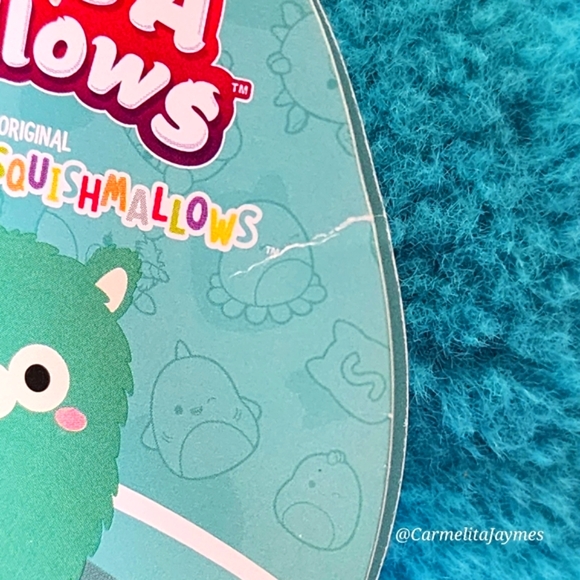 TIM 🦙 Blue Alpaca FuzzAMallow Original Squishmallow by Kelly Toy ☆ NWT ☆ - Picture 8 of 10